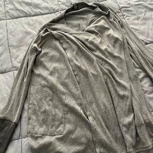 RBX grey activewear wrap like shirt